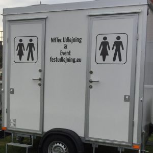 VIP Toiletvogne m.kværn 2 toiletter